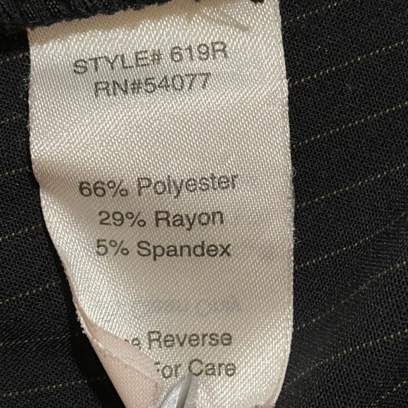 Cabi pinstripe gray trousers size 6 - Picture 5 of 5